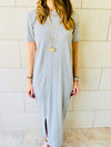 The Basic Grey Tshirt Dress