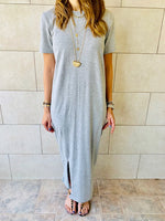 The Basic Grey Tshirt Dress