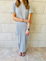 The Basic Grey Tshirt Dress