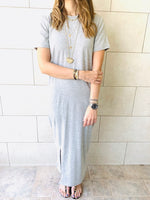 The Basic Grey Tshirt Dress