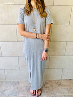 The Basic Grey Tshirt Dress