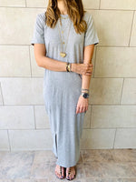 The Basic Grey Tshirt Dress