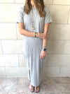 The Basic Grey Tshirt Dress