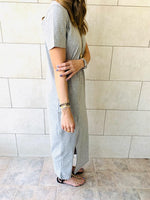 The Basic Grey Tshirt Dress