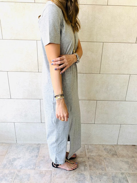 The Basic Grey Tshirt Dress