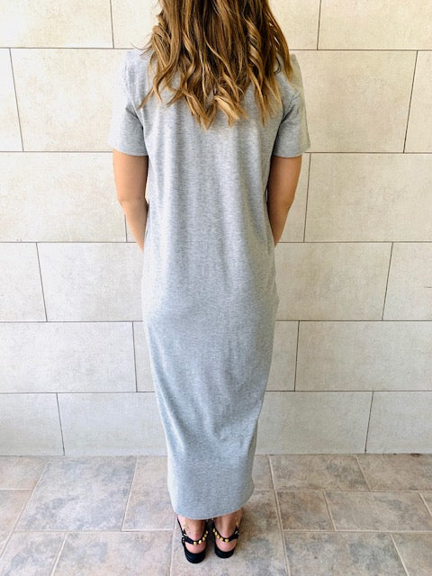 The Basic Grey Tshirt Dress