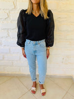 Black Out & About Top