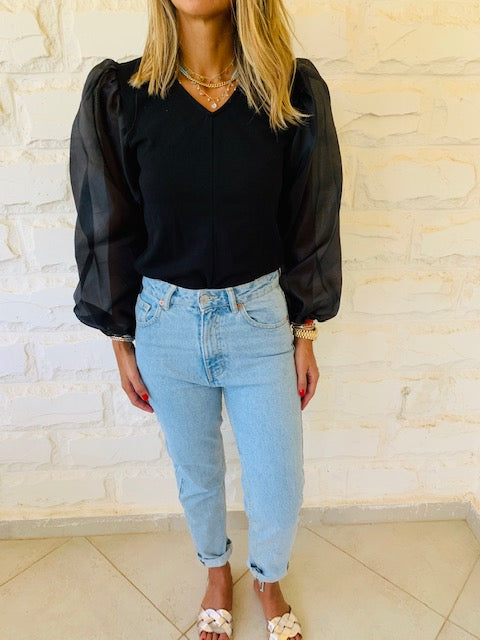 Black Out & About Top