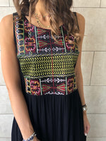 Embroidered Maxi Beach Dress
