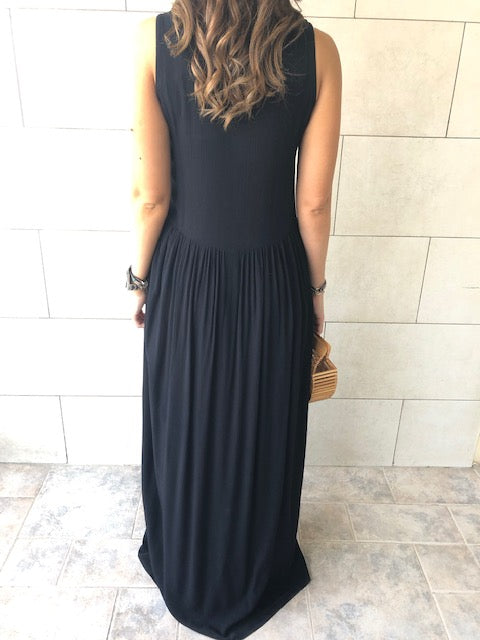 Embroidered Maxi Beach Dress