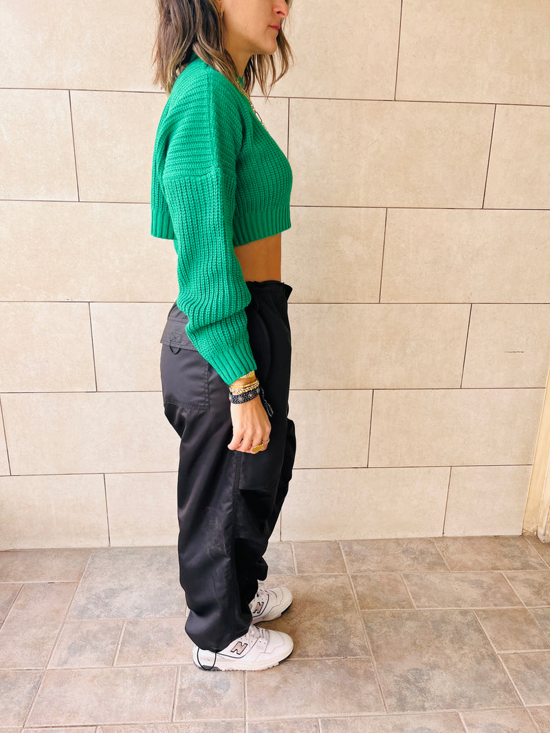 The Green Ultimate Cropped Knit