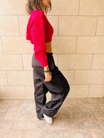 The Fuchsia Ultimate Cropped Knit