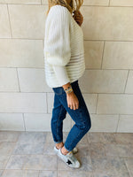 White Elle Pullover