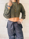 The Olive Ultimate Cropped Knit