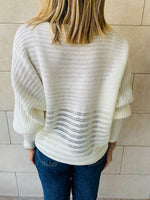 White Elle Pullover