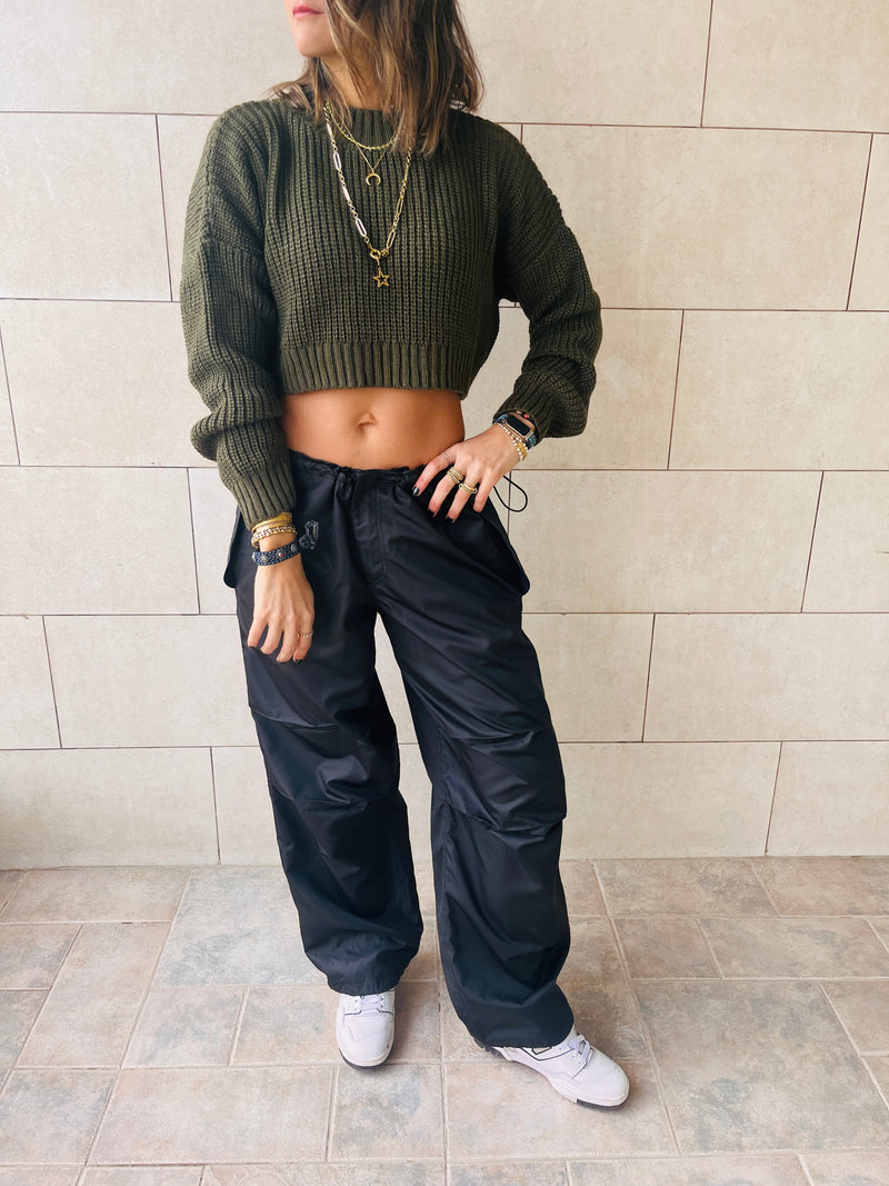 The Olive Ultimate Cropped Knit