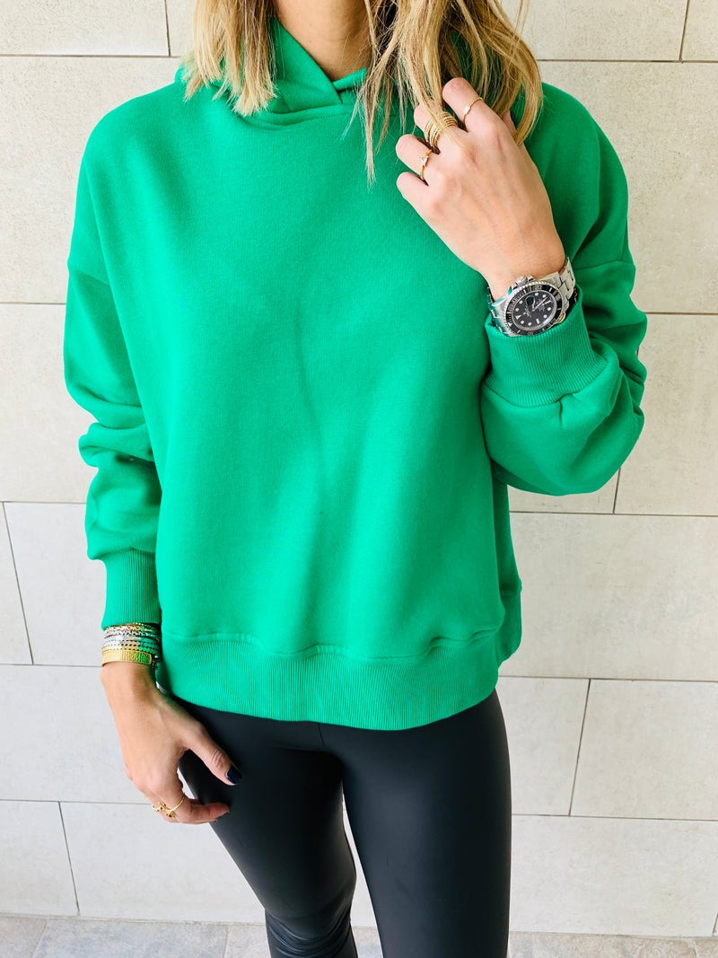 Green Weekender Hoodie