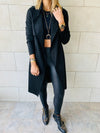Black Suede Coat