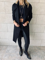 Black Suede Coat