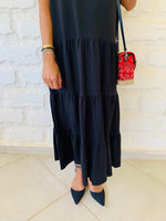 Black Tiered City Dress