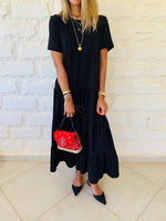 Black Tiered City Dress