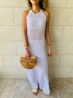 White Goddess Crochet Beach Dress