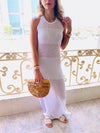 White Goddess Crochet Beach Dress