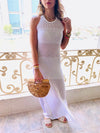White Goddess Crochet Beach Dress