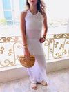 White Goddess Crochet Beach Dress